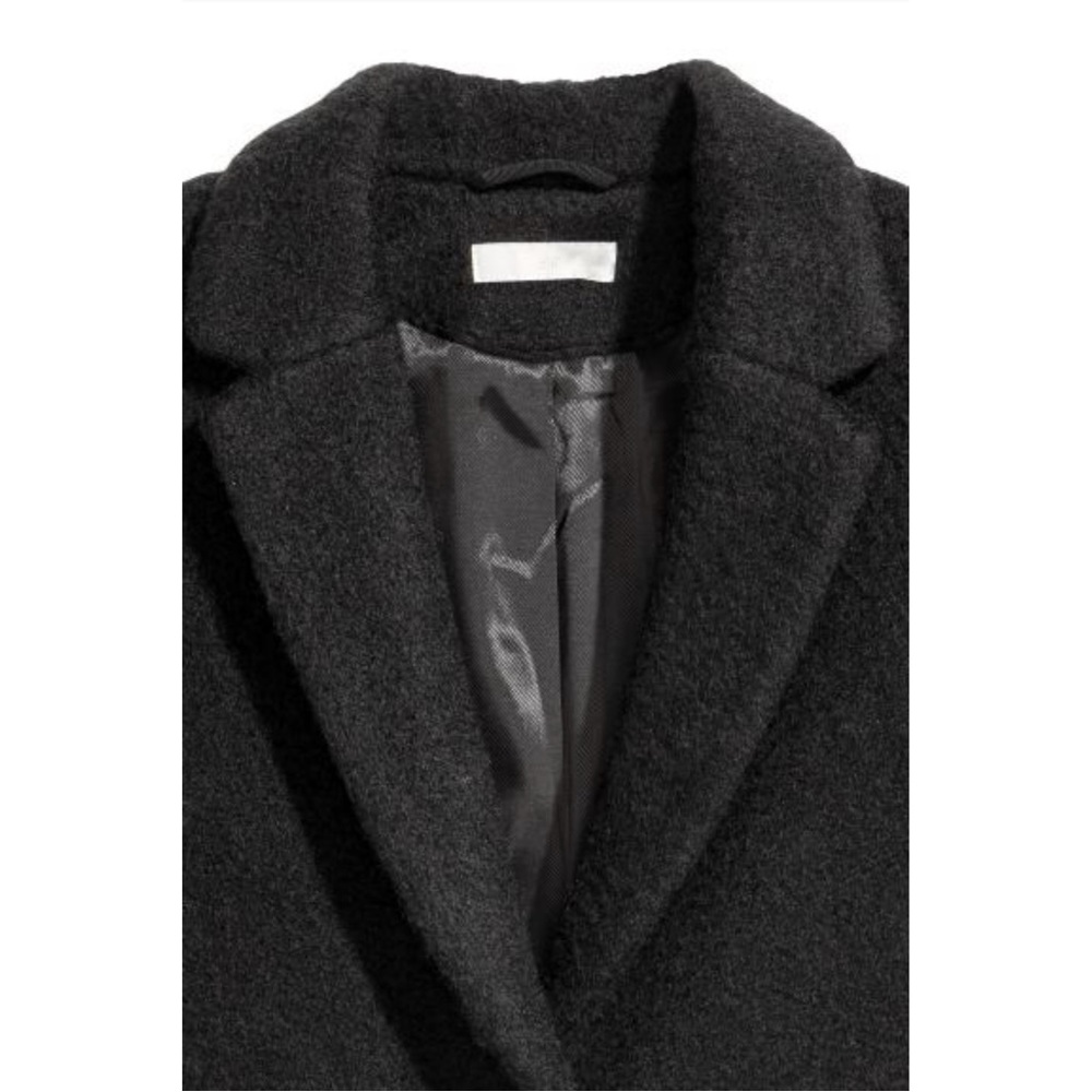 H&M SHORT WOOL-BLEND COAT - Picture 2 of 9